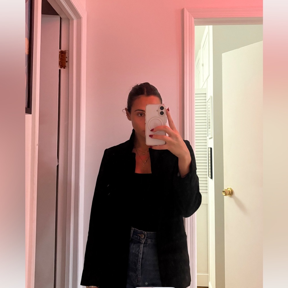 Zadig & Voltaire Black Velvet Blazer